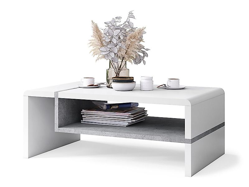 designimpex Couchtisch Design Wohnzimmertisch Folk 01 Tisch mit Ablagefläch günstig online kaufen