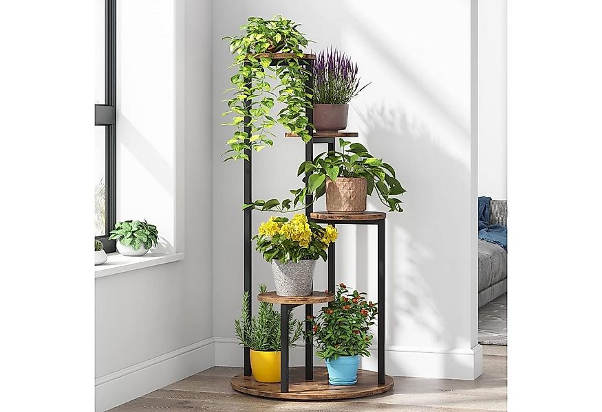 Tribesigns Blumenständer Pflanzenständer für den Innenbereich, 5 Etagen günstig online kaufen