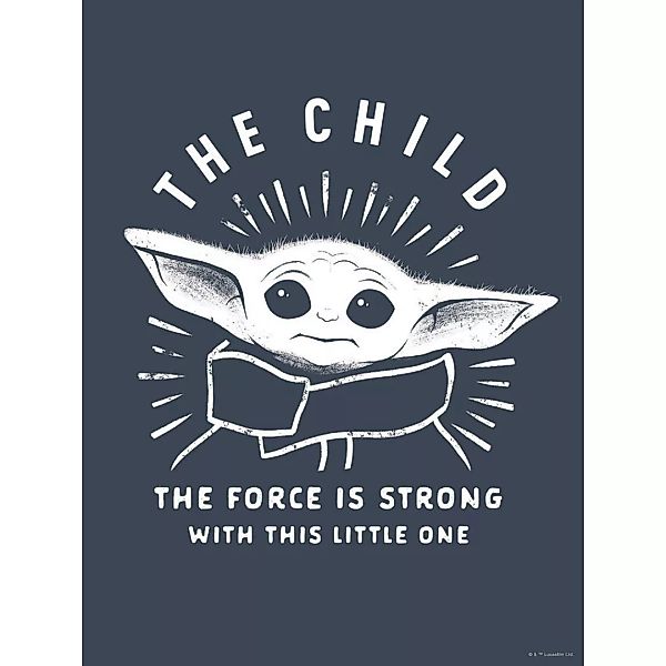 Komar Wandbild Mandalorian The Child Iconic Disney B/L: ca. 30x40 cm günstig online kaufen