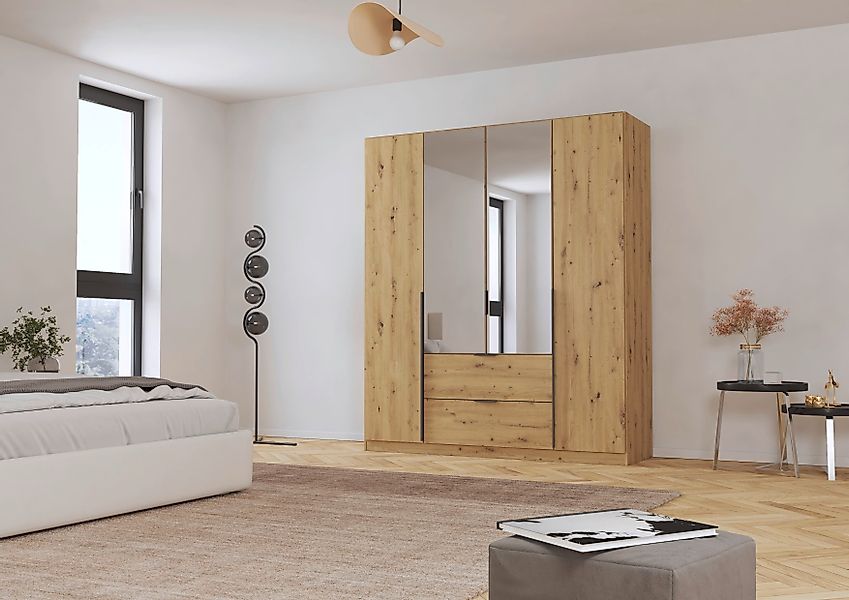 rauch Drehtürenschrank "Kleiderschrank Schrank Garderobe AGORDO mit Dekor- günstig online kaufen