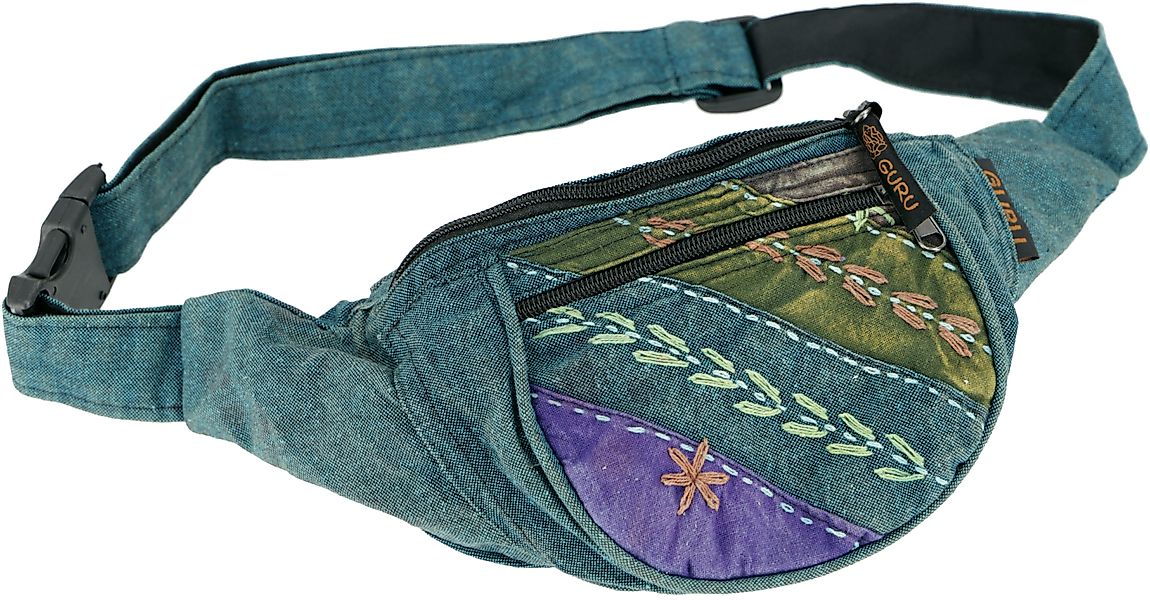 Guru-Shop Gürteltasche Bestickte Ethno Sidebag, Nepal günstig online kaufen