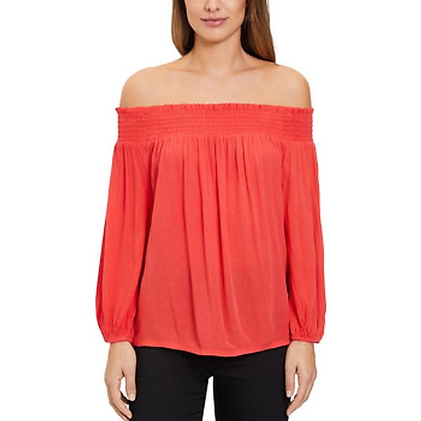 LASCANA Carmenbluse, in leichter Crinkle-Optik, Damenbluse, schulterfrei günstig online kaufen