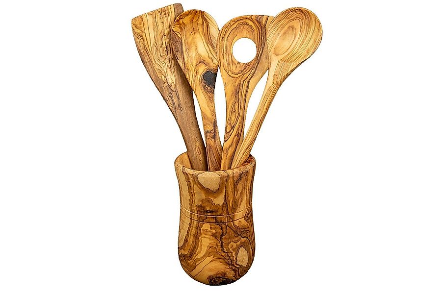 Benera Küchenorganizer-Set Olivenholz Helferset 4tlg + günstig online kaufen