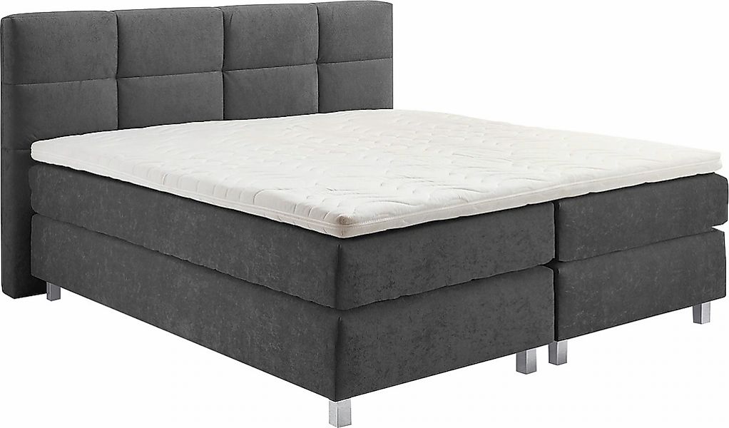 Westfalia Schlafkomfort Boxspringbett wahlweise mit Kaltschaum-Topper günstig online kaufen