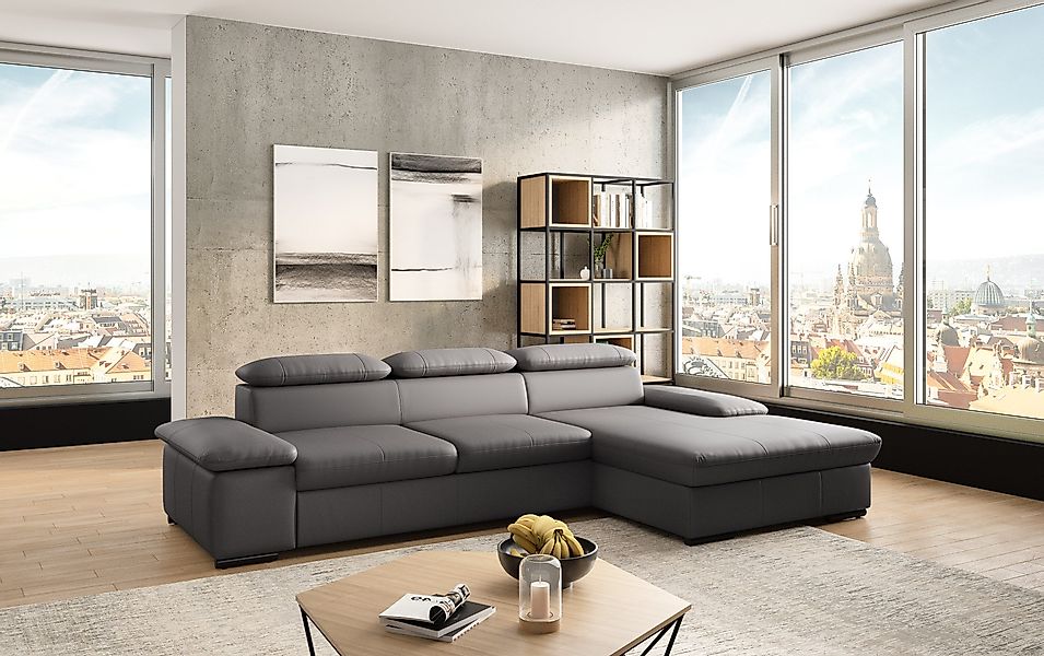 sit&more Ecksofa "Alcudia L-Form", wahlweise mit Bettfunktion günstig online kaufen