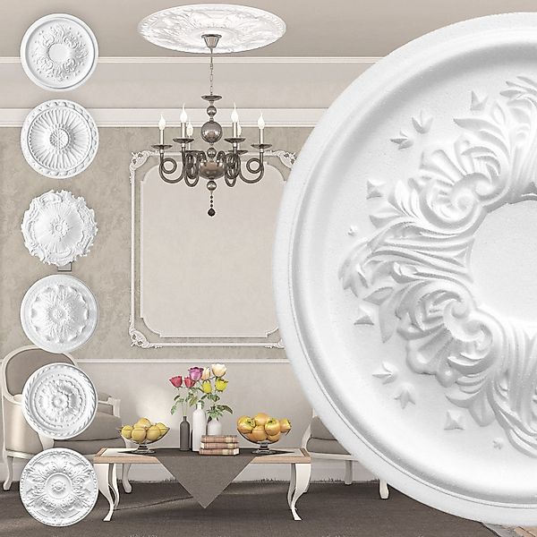 marbet design Wanddekoobjekt R-12 (Stuckrosette aus günstig online kaufen