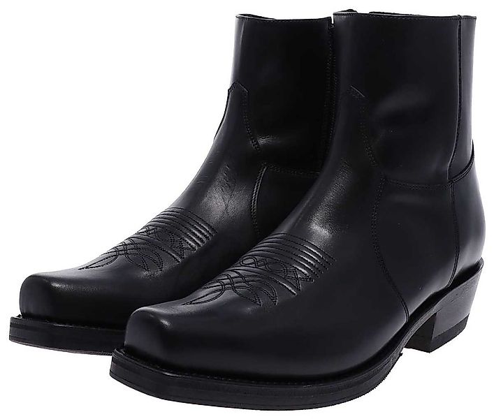 Sendra Boots 7826 Herren Lederstiefelette Schwarz günstig online kaufen
