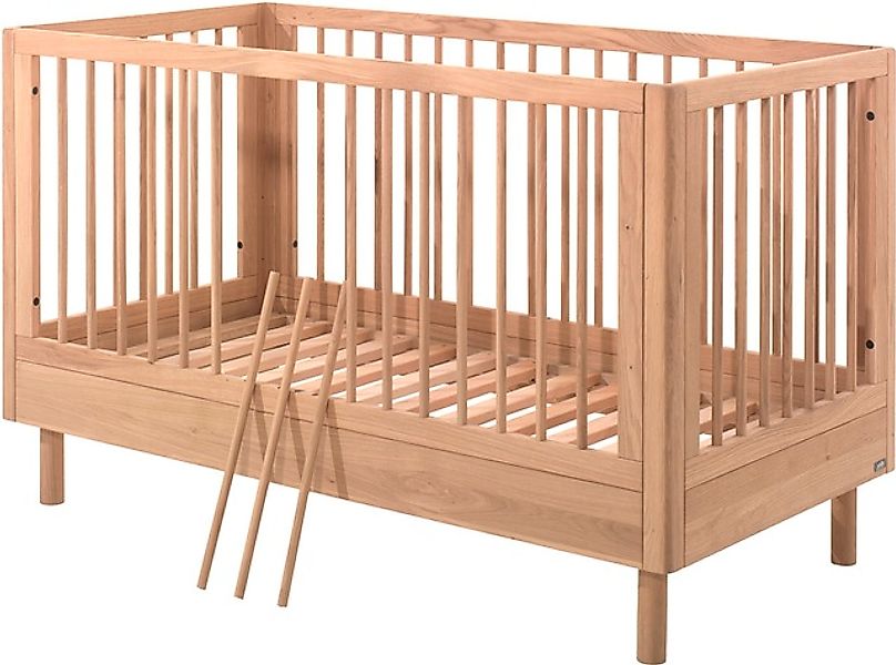 Home affaire Babybett "hochwertig, stabil gebaut, Made in Europe, Oberfläch günstig online kaufen