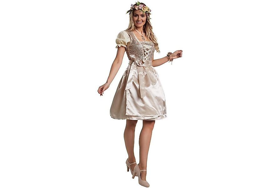 dressforfun Dirndl Frauenkostüm Mini-Dirndl Burgau Modell 2 günstig online kaufen