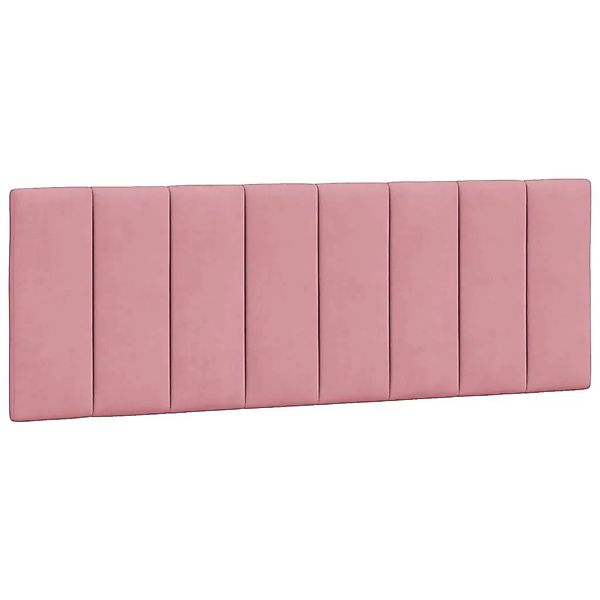 vidaXL Kopfteil-Kissen Hanko Rosa 140 cm Samt 374674 günstig online kaufen