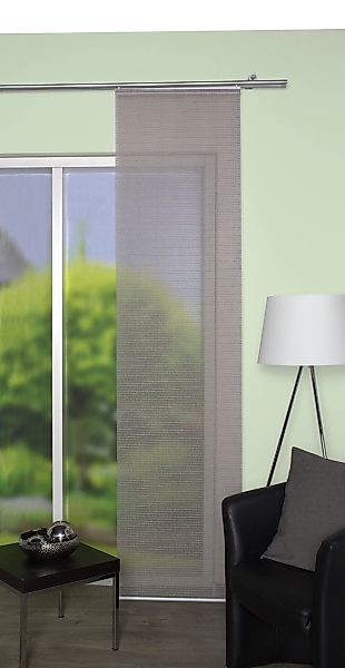 HOME WOHNIDEEN Schiebegardine "ERGIN" Paneelwagen 1 Stk. tlg. HxB: 245x60, günstig online kaufen