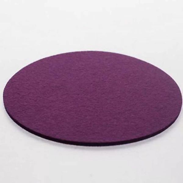LivingDesigns Filzuntersetzer Ø 15 cm violett günstig online kaufen