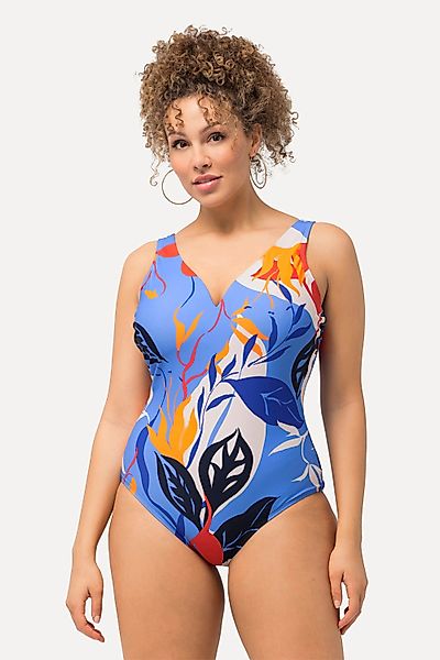Ulla Popken Badeanzug Badeanzug Blätter Softcups günstig online kaufen