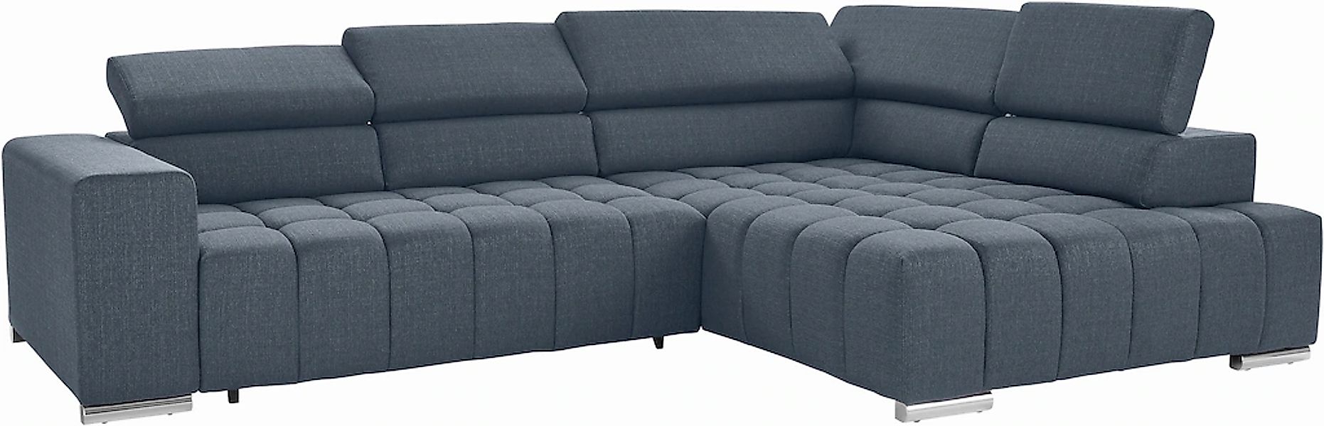 exxpo - sofa fashion Ecksofa "Elias, aktuelle Kreuzsteppung im Sitz, bequem günstig online kaufen