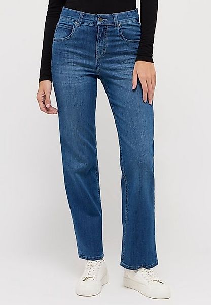 ANGELS Weite Jeans - basic Jeans - Used Wash - Dunkelblaue Jeans - LARA günstig online kaufen