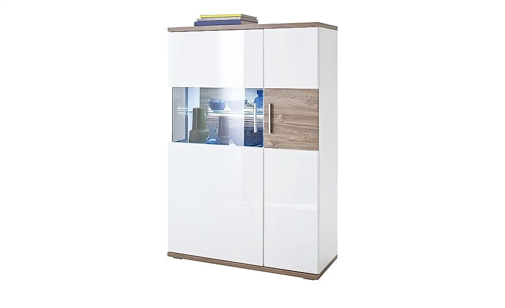 uno Highboard  Zypern ¦ weiß ¦ Maße (cm): B: 90 H: 135 T: 37.0 Kommoden & S günstig online kaufen