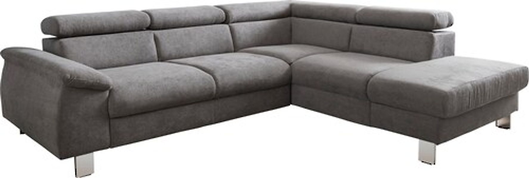 COTTA Ecksofa »Komaris L-Form mit Kopfteilverstellung«, wahlweise mit Bettf günstig online kaufen