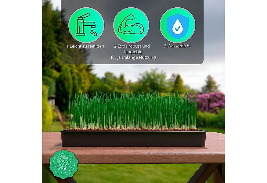 BigDean Pflanzschale 60x60x7 1 Stück Allzweckwanne hochwertige Pflanzwanne günstig online kaufen