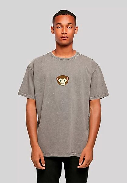 emoji couture T-Shirt Smiling monkey furry face Premium Qualität günstig online kaufen