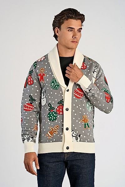 LINDBERGH Weihnachtspullover mit Intarsien Muster günstig online kaufen