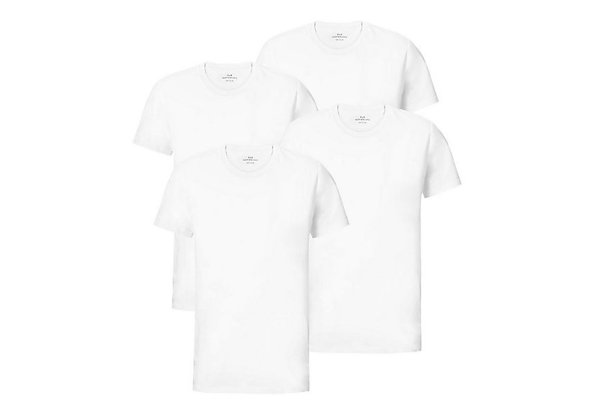 GÖTZBURG Unterziehshirt R-Neck T-Shirt (4-St) ohne Seitennaht günstig online kaufen