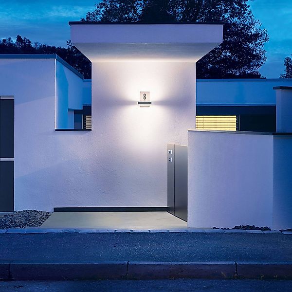 STEINEL L 820 SC LED-Sensor-Wandleuchte, anthrazit günstig online kaufen