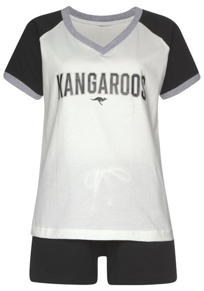 KangaROOS Shorty 2 Stk. tlg., mit kontrastfarbenen Raglanärmeln günstig online kaufen