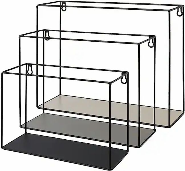 Creativ home Deko-Wandregal »Wandregal« 3 Stk. tlg. günstig online kaufen