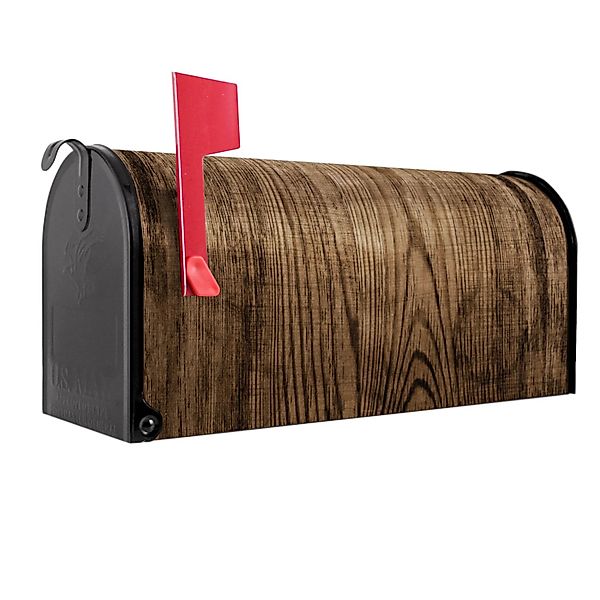 Banjado Amerikanischer Briefkasten Schwarz 48x22x16cm US Mailbox Letterbox günstig online kaufen