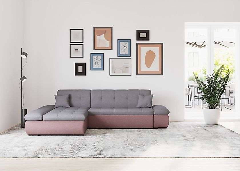 DOMO collection Ecksofa »Moric, L-Form, XXL-Sofa - Breite 300cm, viel Platz günstig online kaufen