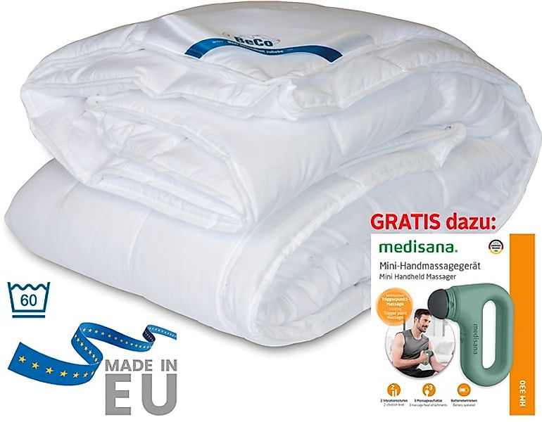 Beco Microfaserbettdecke »Royal Soft "GOLD", Bettdecke 135x200 und weitere günstig online kaufen