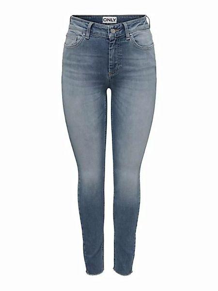 ONLY Onlblush Mid Ankle Raw Skinny Fit Jeans Damen Blue; Grey günstig online kaufen