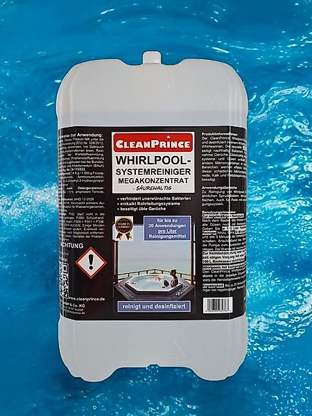 CleanPrince Whirlpool Systemreiniger Konzentrat für Whirlpool, Whirlpoolrei günstig online kaufen