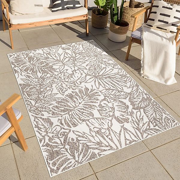 Carpet City Outdoorteppich "Outdoor 469" rechteckig 5 mm Höhe Läufer, UV-be günstig online kaufen