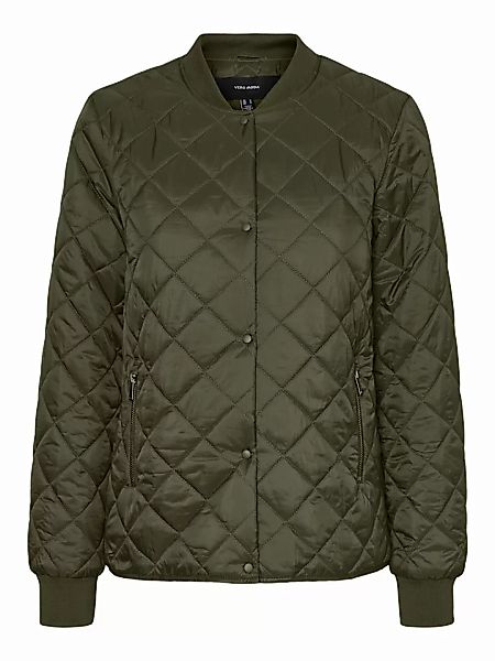 VERO MODA Kurz Geschnittene Jacke Damen Grün günstig online kaufen