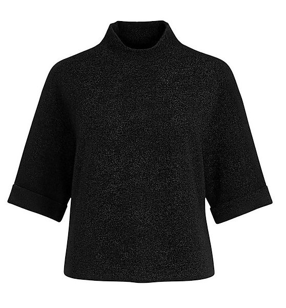 Mississhop Stehkragenpullover Eleganter Feinstrickpullover in schlichtem, e günstig online kaufen