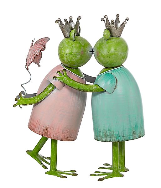 Dehner Gartenfigur Froschpaar, 25 x 23 günstig online kaufen