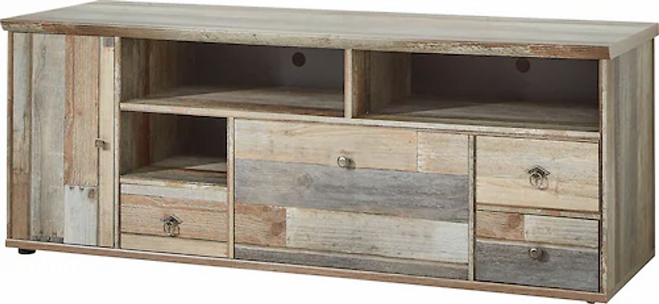 Innostyle TV-Board "BONANZA", (1 St.), 1 Holztür, 3 Schubladen, 1 Klappe, 3 günstig online kaufen