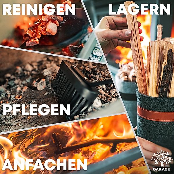OAKAGE Kamingarnitur Kaminbesteck – Stilvolles Design günstig online kaufen