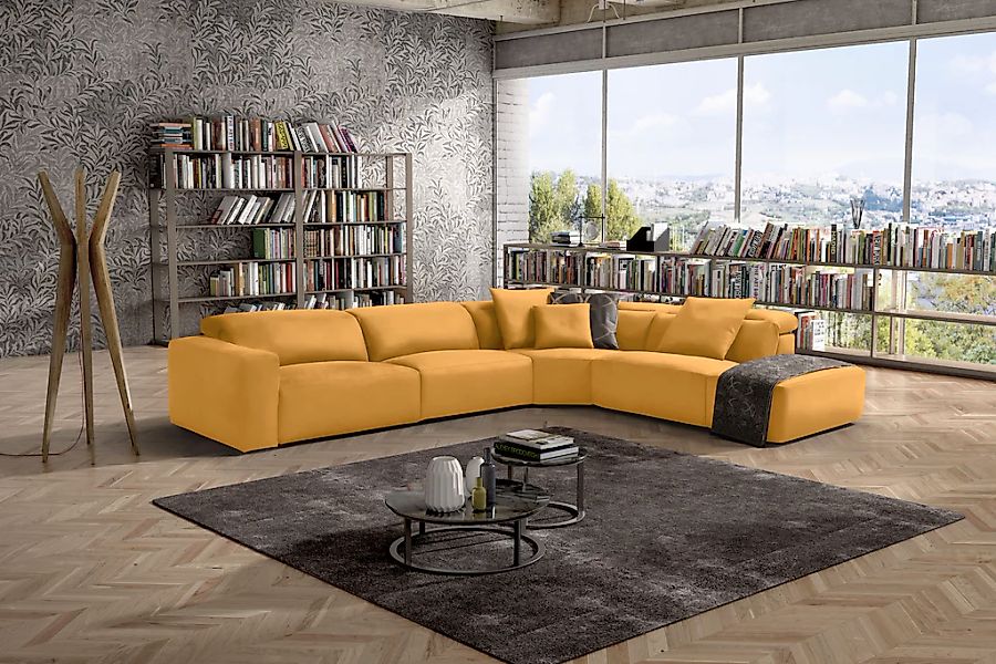 Egoitaliano Ecksofa "Beverly, extravangantes Designsofa mit erstklassigem S günstig online kaufen