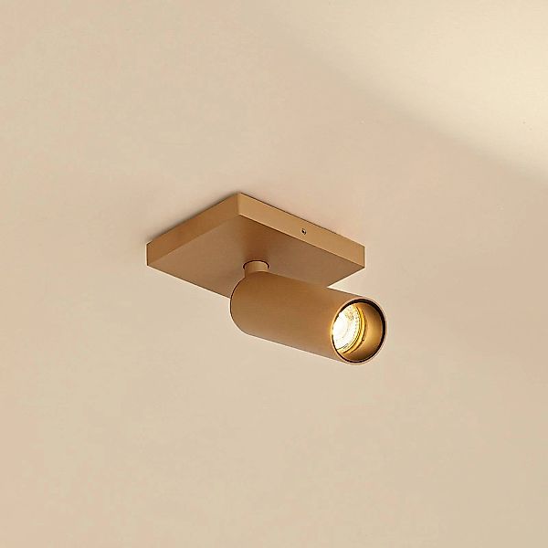 Arcchio Deckenstrahler Brinja Slim, braun, 1-flg., GU10 MR11 günstig online kaufen