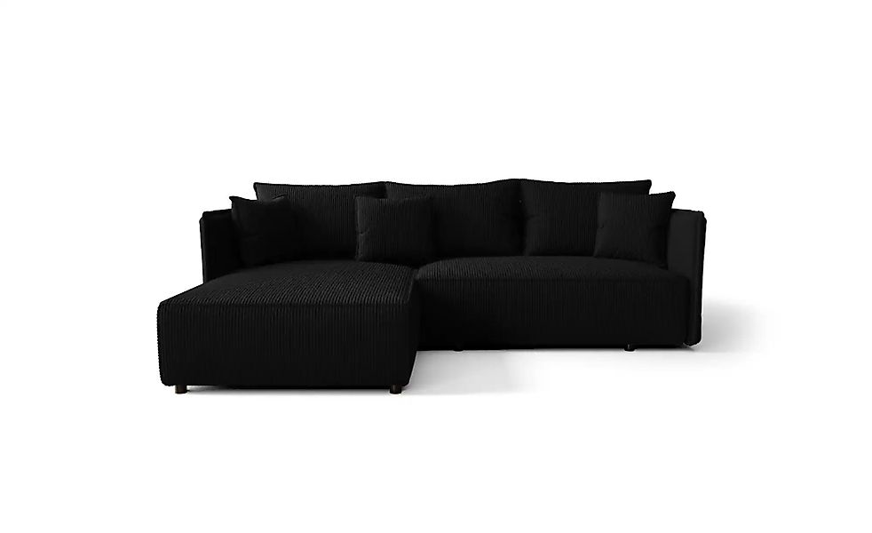 Ecksofa   ¦ schwarz ¦ Maße (cm): B: 245 H: 85 Polstermöbel > Sofas > Ecksof günstig online kaufen