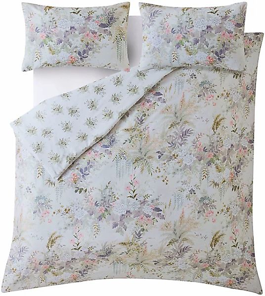 LAURA ASHLEY Bettwäsche »Baumwoll Satin,« 3 tlg. tlg. günstig online kaufen
