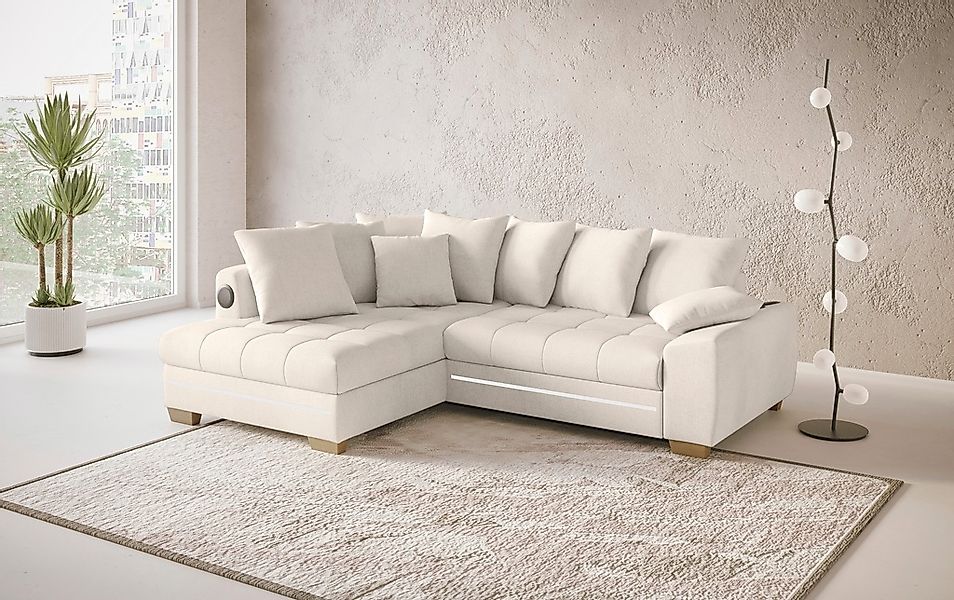 Mr. Couch Ecksofa "Nikita II, L-Form", RGB-LED, Bluetooth-Soundsystem, wahl günstig online kaufen