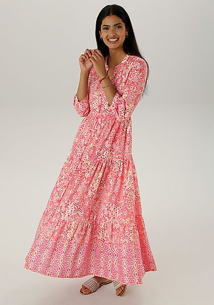 Aniston SELECTED Blusenkleid mit frisch sommerlicher günstig online kaufen