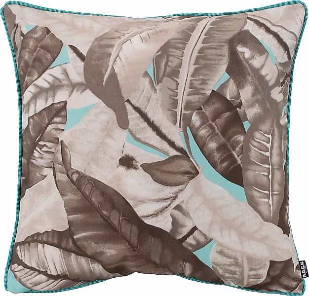 H.O.C.K. Dekokissen "Amazonas" mit tollen Blattmotiven, Wendekissenhülle mi günstig online kaufen