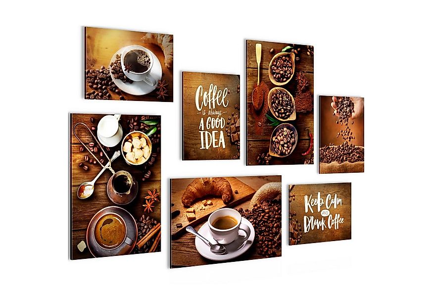 Novart Wandbild Küche Esszimmer Kaffee Braun günstig online kaufen