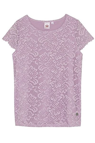 Spieth & Wensky Trachtenbluse Blusenshirt - DIVERIA - lilarosa, olivgrün günstig online kaufen