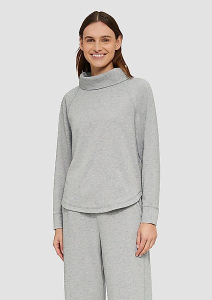 s.Oliver Sweatshirt Sweatshirt Sweatshirt aus Jersey mit weitem Rollkragen günstig online kaufen