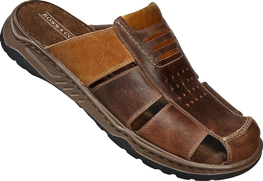 Ross & Cole Pantolette Hoher Tragekomfort durch echtes Leder günstig online kaufen